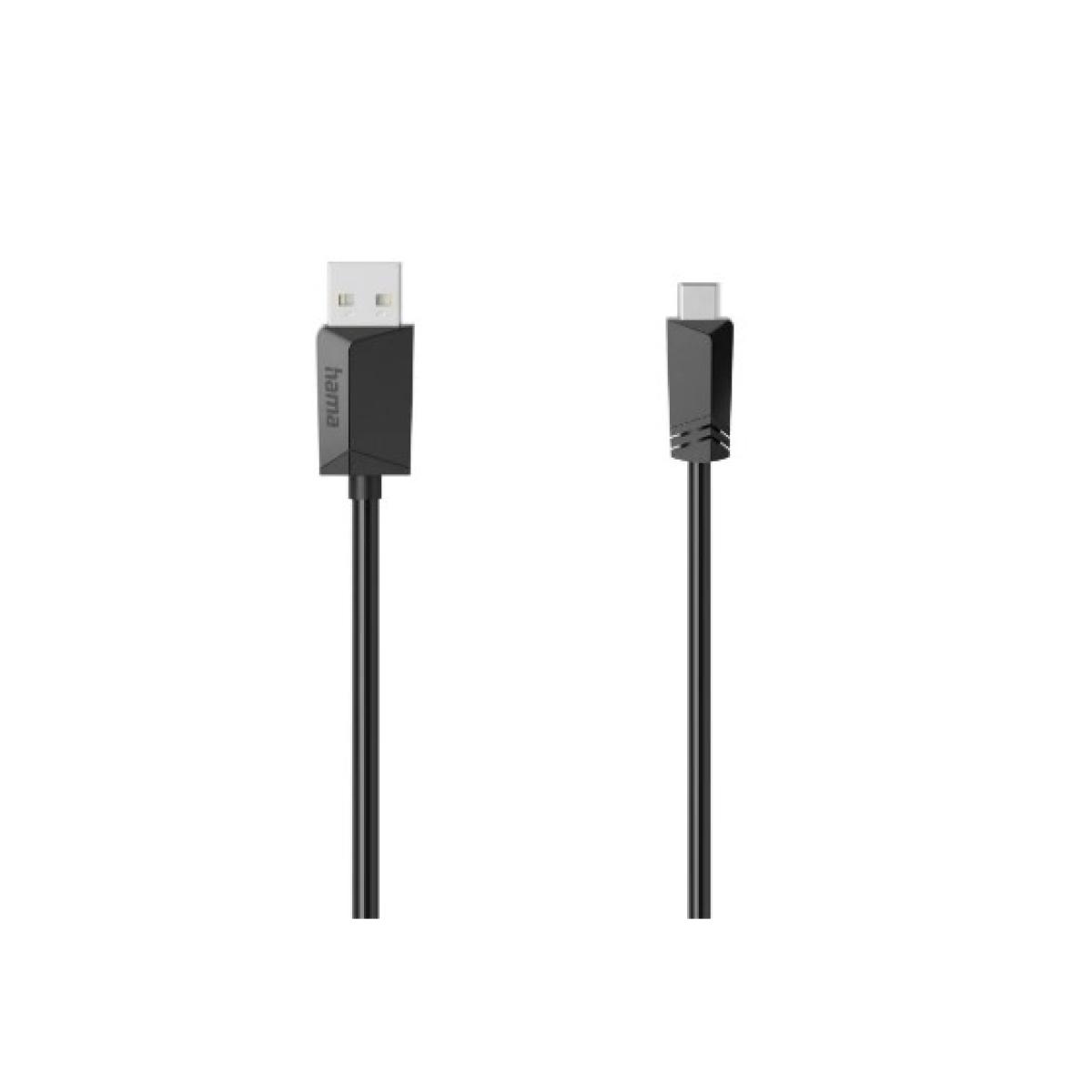 Hama 00074260 USB cable USB 2.0 1.5 m USB A Mini-USB B 0.48 Gbit/s Black