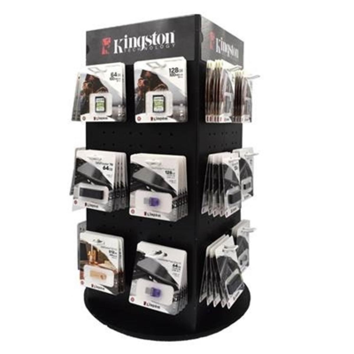 Kingston Technology Countertop Display Stand, 115 Unit Capacity