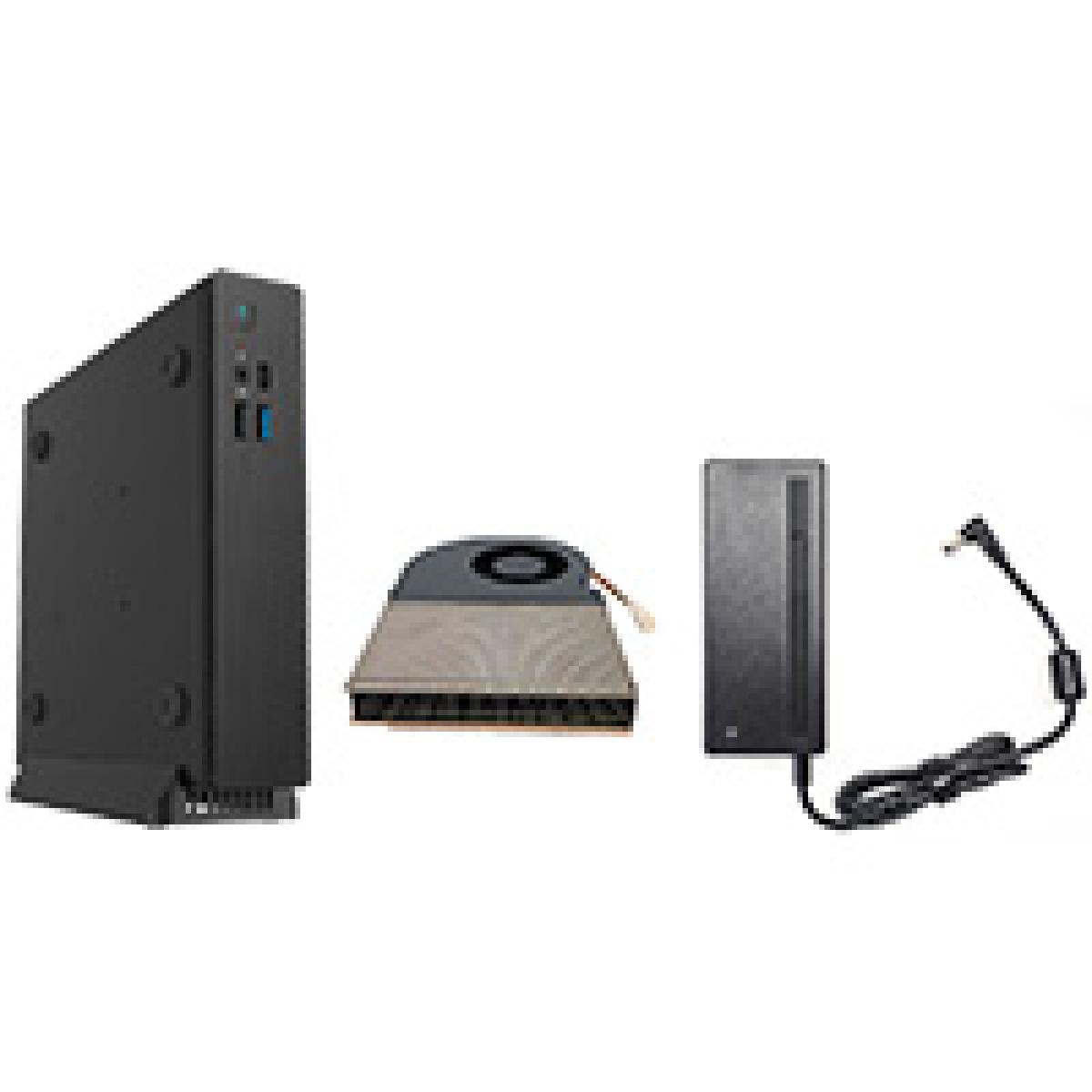 CiT S1i 1 Litre USB 3.X Type C Ultra-Thin Mini-ITX Computer Case With 120W Laptop Adpater CPU Cooler WIFI Antenna Included