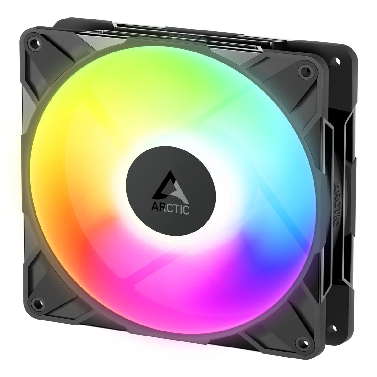 ARCTIC Freezer P14 Pro Reverse A-RGB - 140 mm A-RGB PWM Fan with Cable Splitter