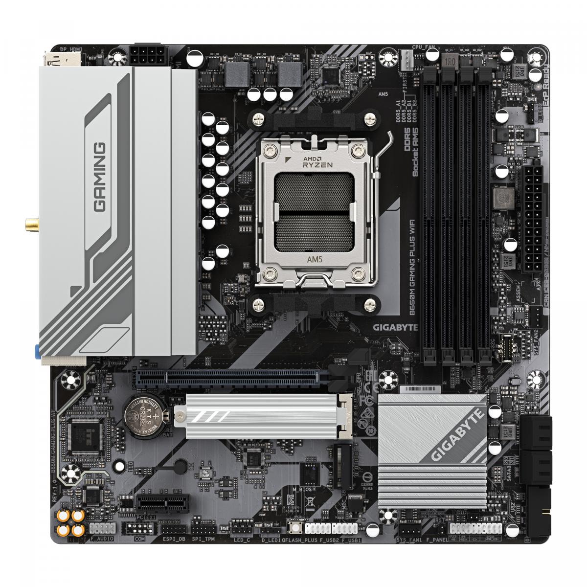 GIGABYTE B650M GAMING PLUS WIFI motherboard AMD B650 Socket AM5 micro ATX