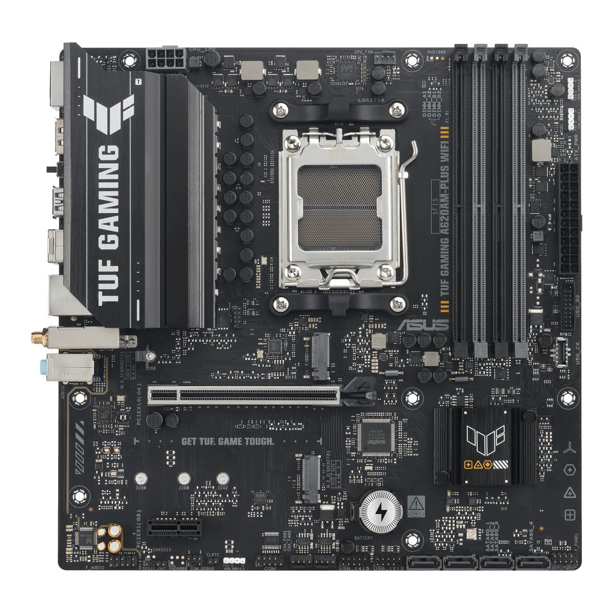 ASUS TUF GAMING A620AM-PLUS WIFI AMD A620A Socket AM5 micro ATX