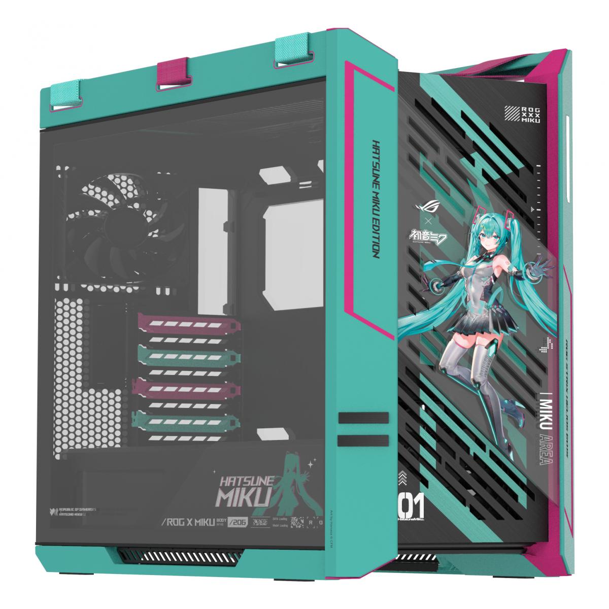 ASUS ROG Strix Helios II Hatsune Miku Edition Midi Tower Multicolour