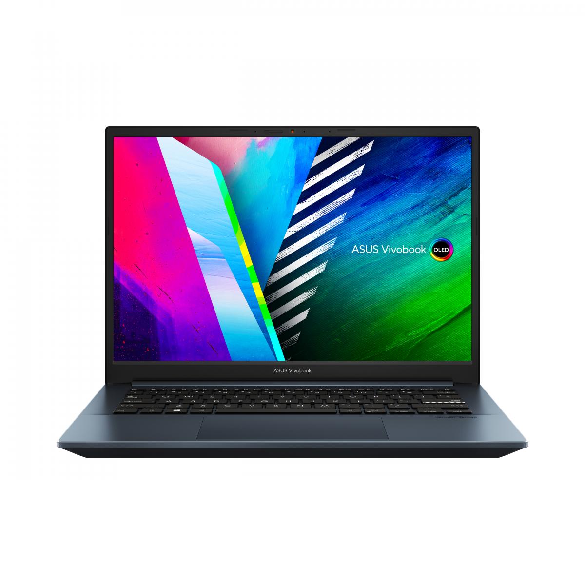 ASUS Vivobook Pro 14 OLED M3401QA-KM065W AMD Ryzen™ 5 5600H Laptop 35.6 cm (14") WQXGA+ 8 GB DDR4-SDRAM 512 GB SSD Wi-Fi 6 (802.11ax) Windows 11 Home Blue