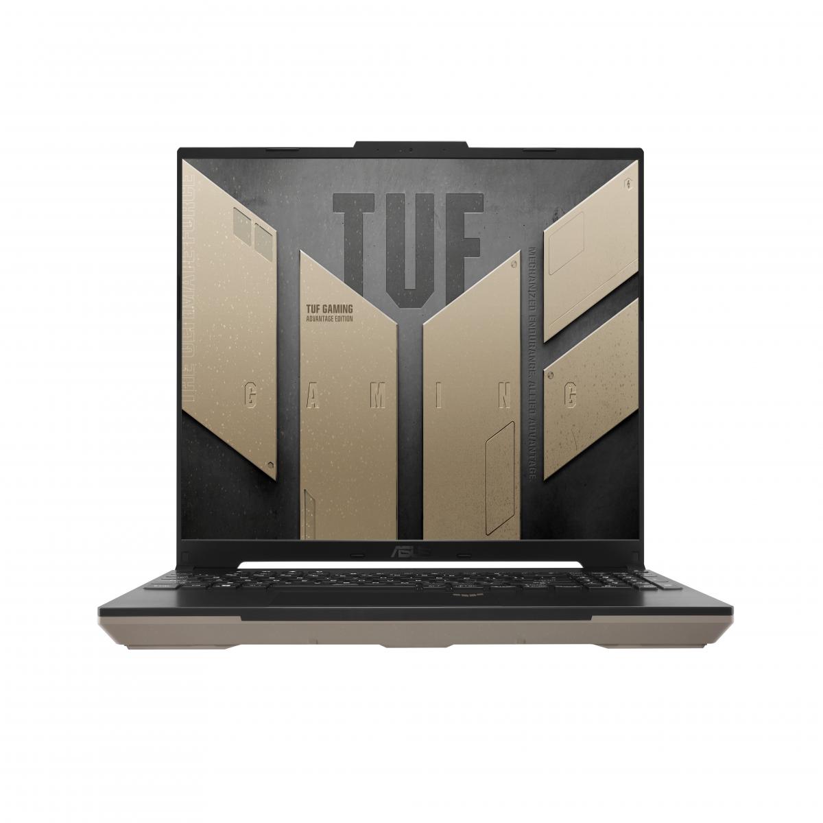 ASUS TUF Gaming A16 Advantage Edition FA617NS-N3010W AMD Ryzen™ 7 7735HS Laptop 40.6 cm (16") WUXGA 16 GB DDR5-SDRAM 512 GB SSD AMD Radeon RX 7600S Wi-Fi 6 (802.11ax) Windows 11 Home Black, Sand