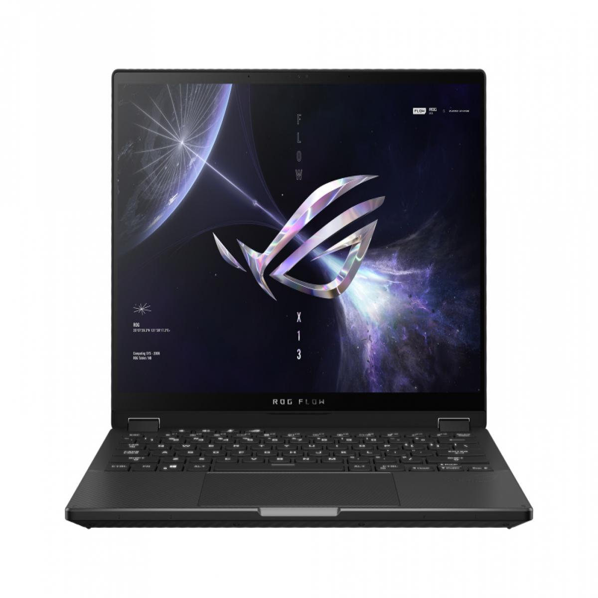 ASUS ROG Flow X13 GV302XV-MU009W AMD Ryzen™ 9 7940HS Hybrid (2-in-1) 34 cm (13.4") Touchscreen WQXGA 16 GB LPDDR5-SDRAM 1 TB SSD NVIDIA GeForce RTX 4060 Wi-Fi 6E (802.11ax) Windows 11 Home Black