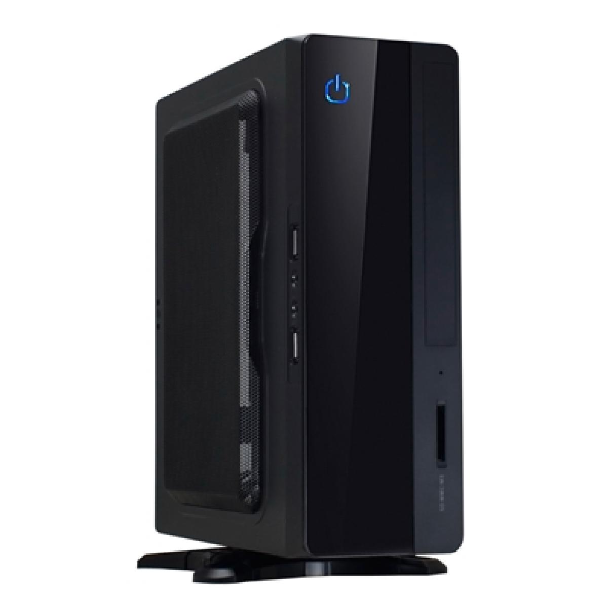 CIT MTX-007B Mini ITX Case 180W PSU Black Interior VESA Mountable