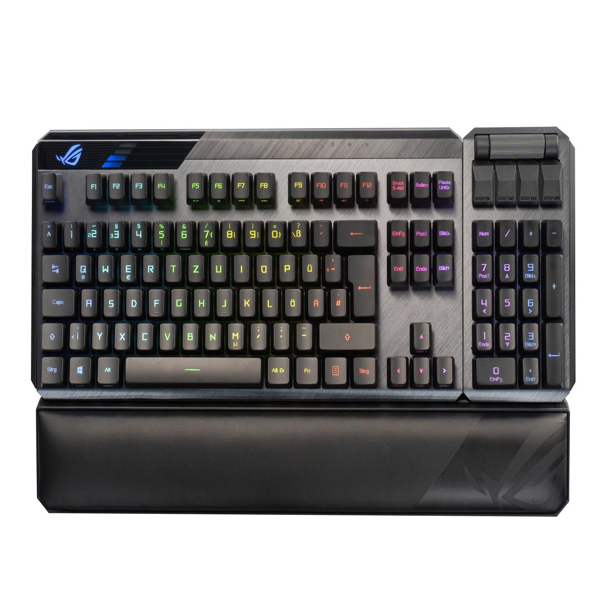 ASUS ROG CLAYMORE II keyboard Gaming RF Wireless + USB Black