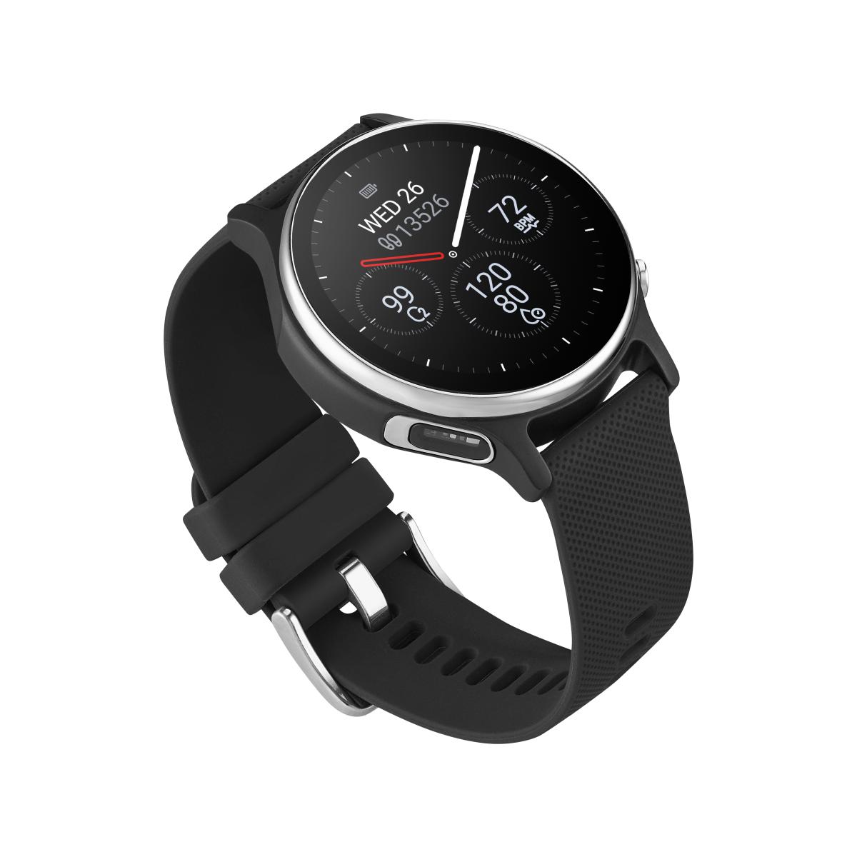 ASUS VivoWatch 6 (HC-D06) 3.53 cm (1.39") AMOLED Digital 454 x 454 pixels Touchscreen Black GPS (satellite)
