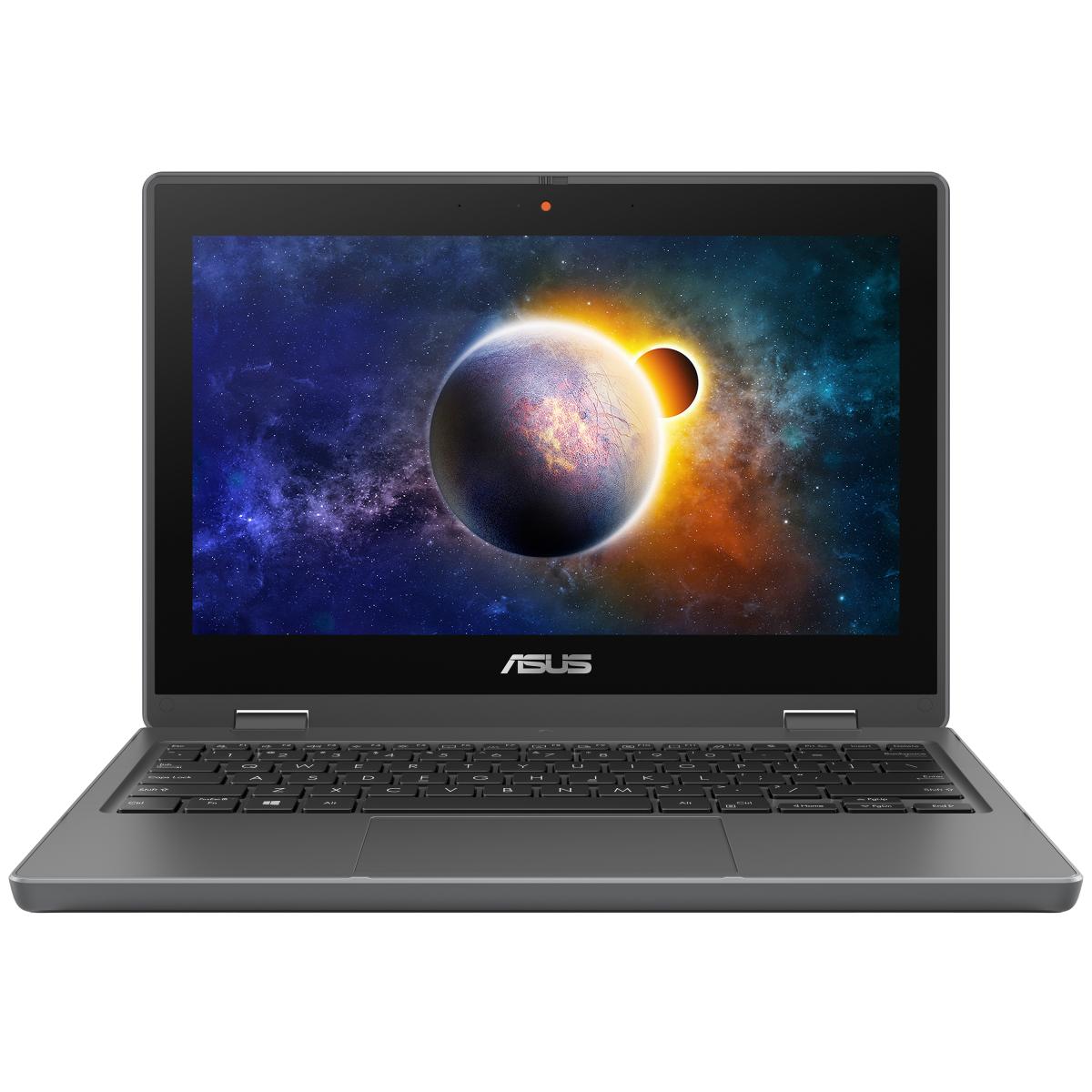 ASUS BR1100F-CS41XA-3Y Intel® Celeron® N N4500 Hybrid (2-in-1) 29.5 cm (11.6") Touchscreen HD 4 GB DDR4-SDRAM 128 GB eMMC Wi-Fi 6 (802.11ax) Windows 11 Pro Education Grey