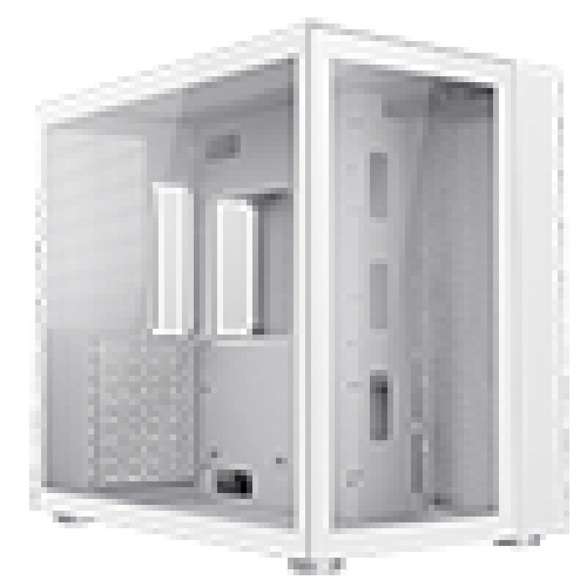 GameMax Infinity Mid-Tower ATX PC White Gaming Case With Tempered Glass Side Panel