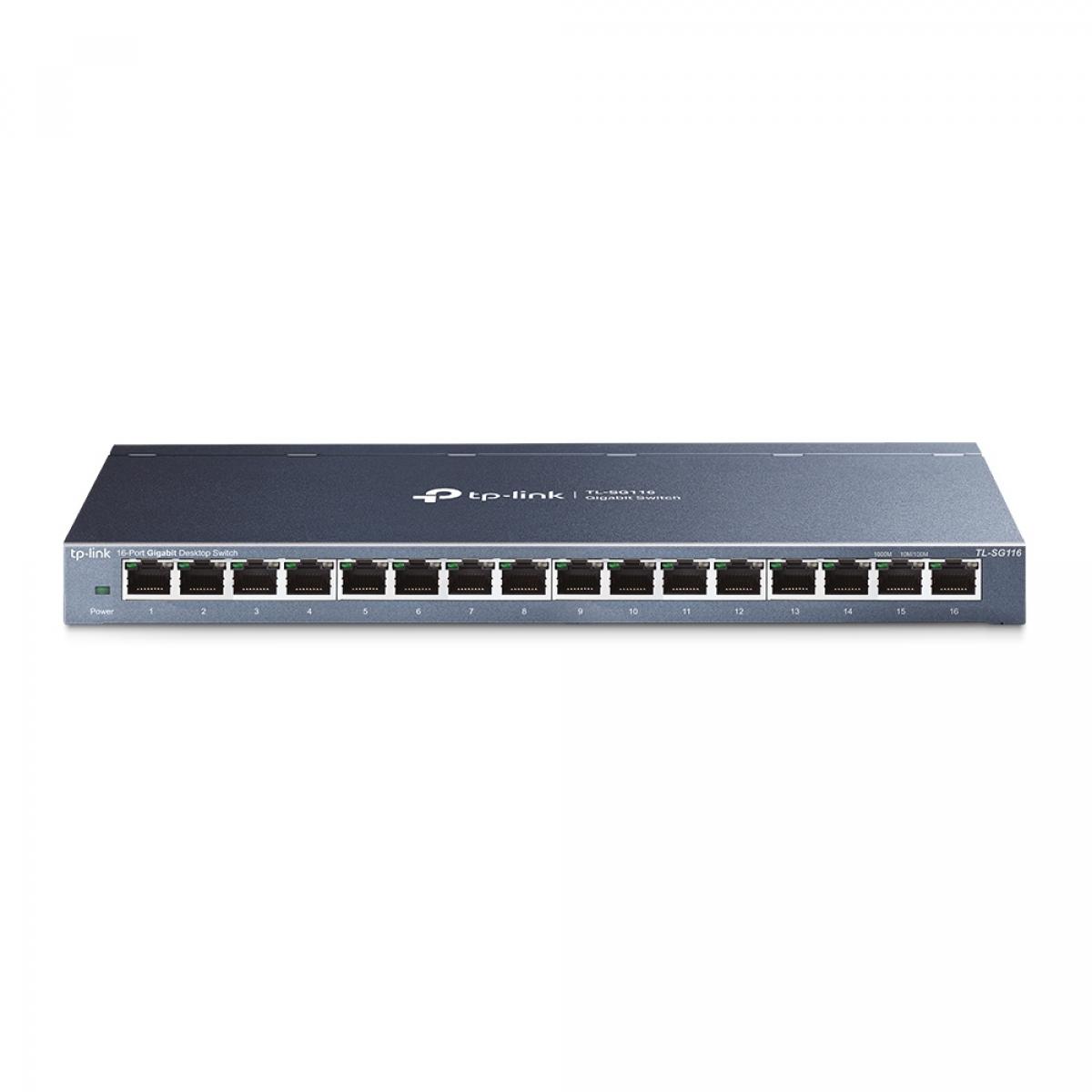 TP-Link TL-SG116 network switch Unmanaged Gigabit Ethernet (10/100/1000) Black