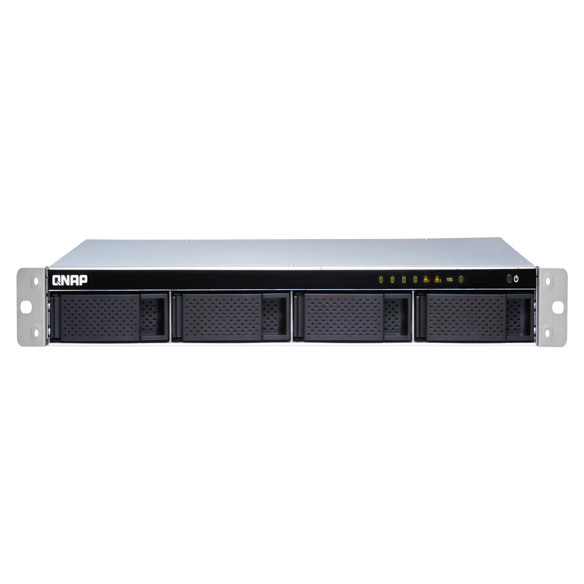 QNAP TS-431XeU NAS Rack (1U) Annapurna Labs Alpine AL-314 8 GB DDR3 24 TB HDD QNAP Turbo System Aluminium, Black