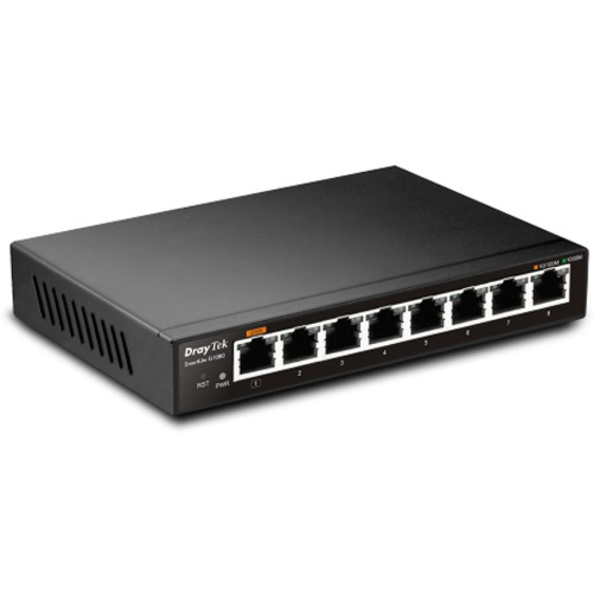 DrayTek VigorSwitch G1080 8 Port Gb