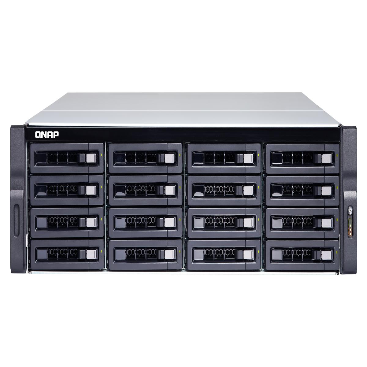 QNAP TS-1677XU-RP NAS Rack (3U) AMD Ryzen™ 7 2700 16 GB DDR4 224 TB HDD QNAP Turbo System Black
