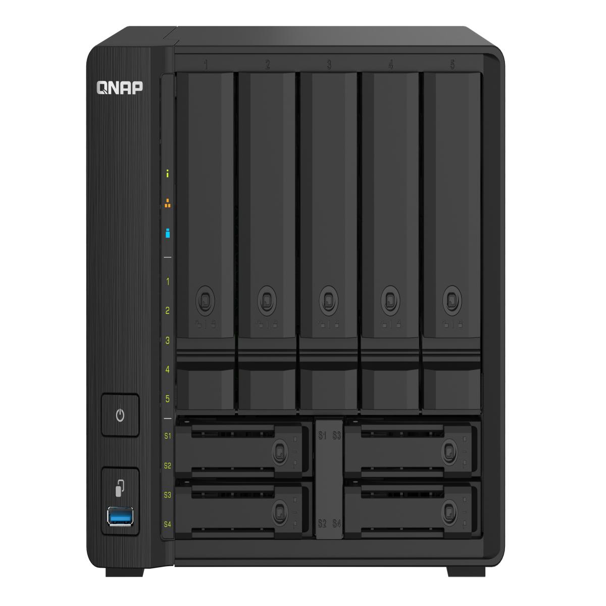 QNAP TS-932PX-4G NAS Tower Annapurna Labs Alpine AL-324 4 GB DDR4 30 TB HDD QNAP Turbo System Black