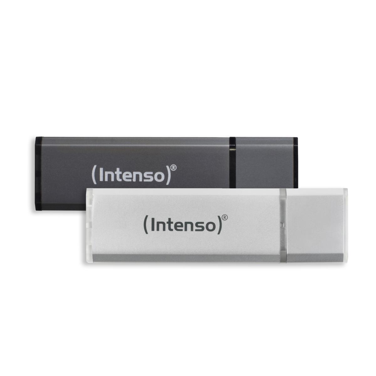 USB 2.0 Alu Line 2x32GB GrySlvr