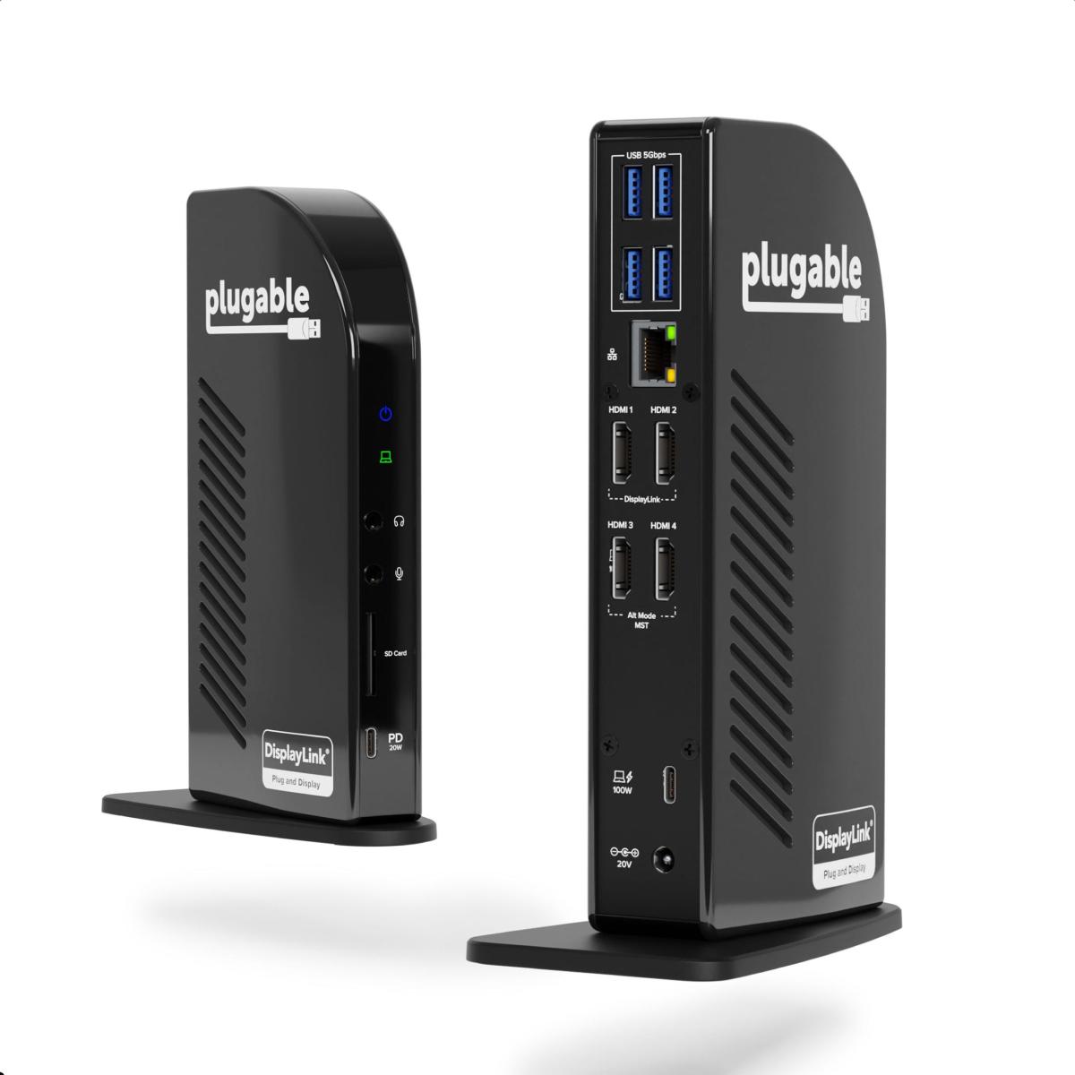Plugable USB-C Quad HDMI Dock