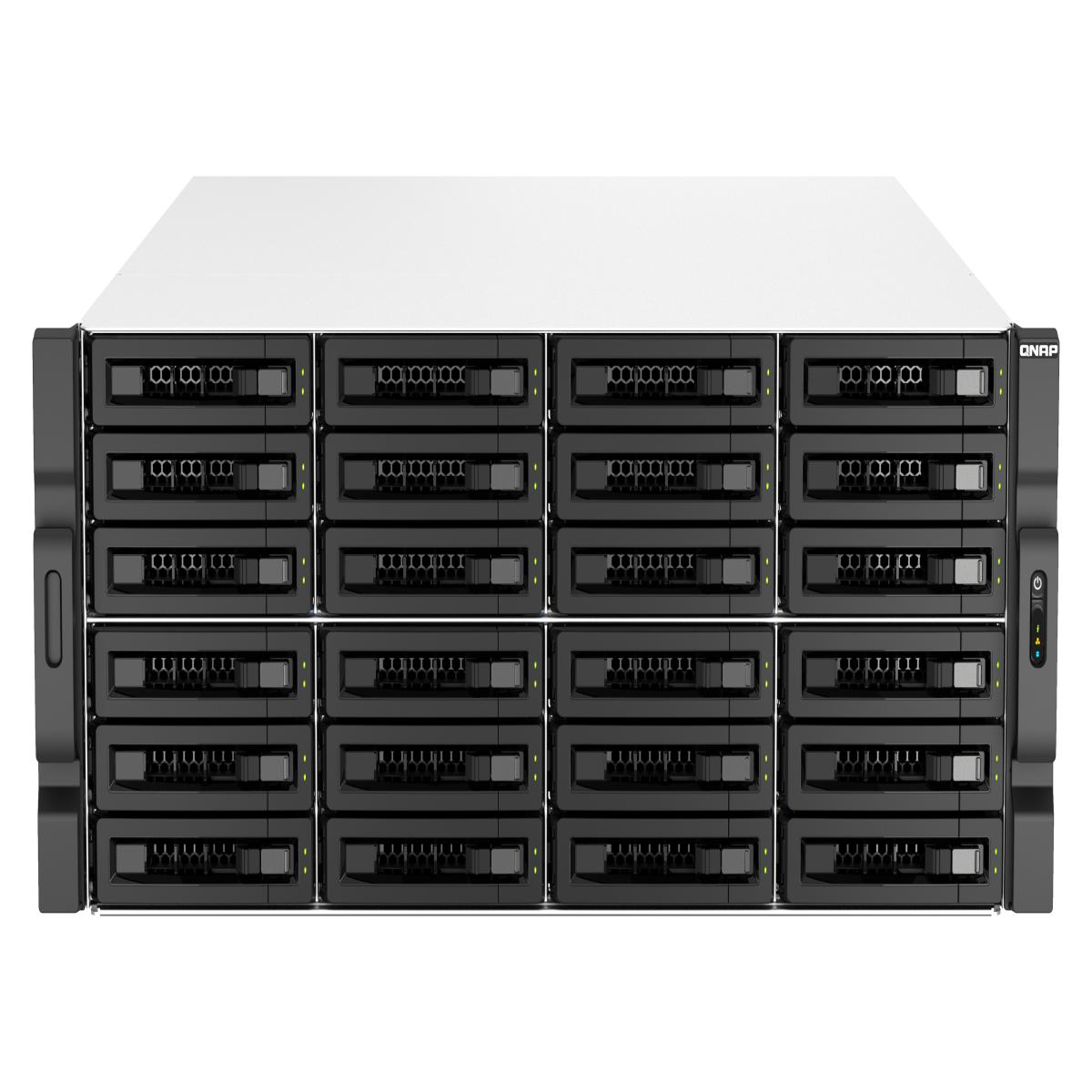 QNAP TS-H3087XU-RP NAS Rack (4U) Intel Xeon E E-2378 64 GB DDR4 144 TB QNAP QTS Black, White
