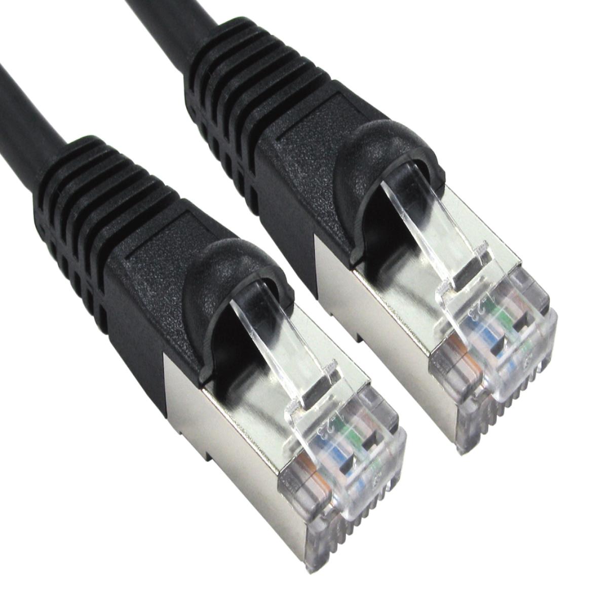 CDL 0.25m Cat6A Patch Cable - Blk
