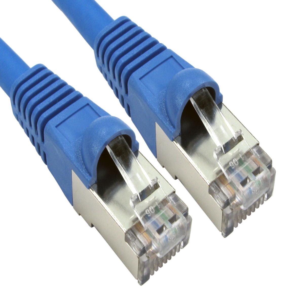 CDL 0.25m Cat6A Patch Cable - Blue