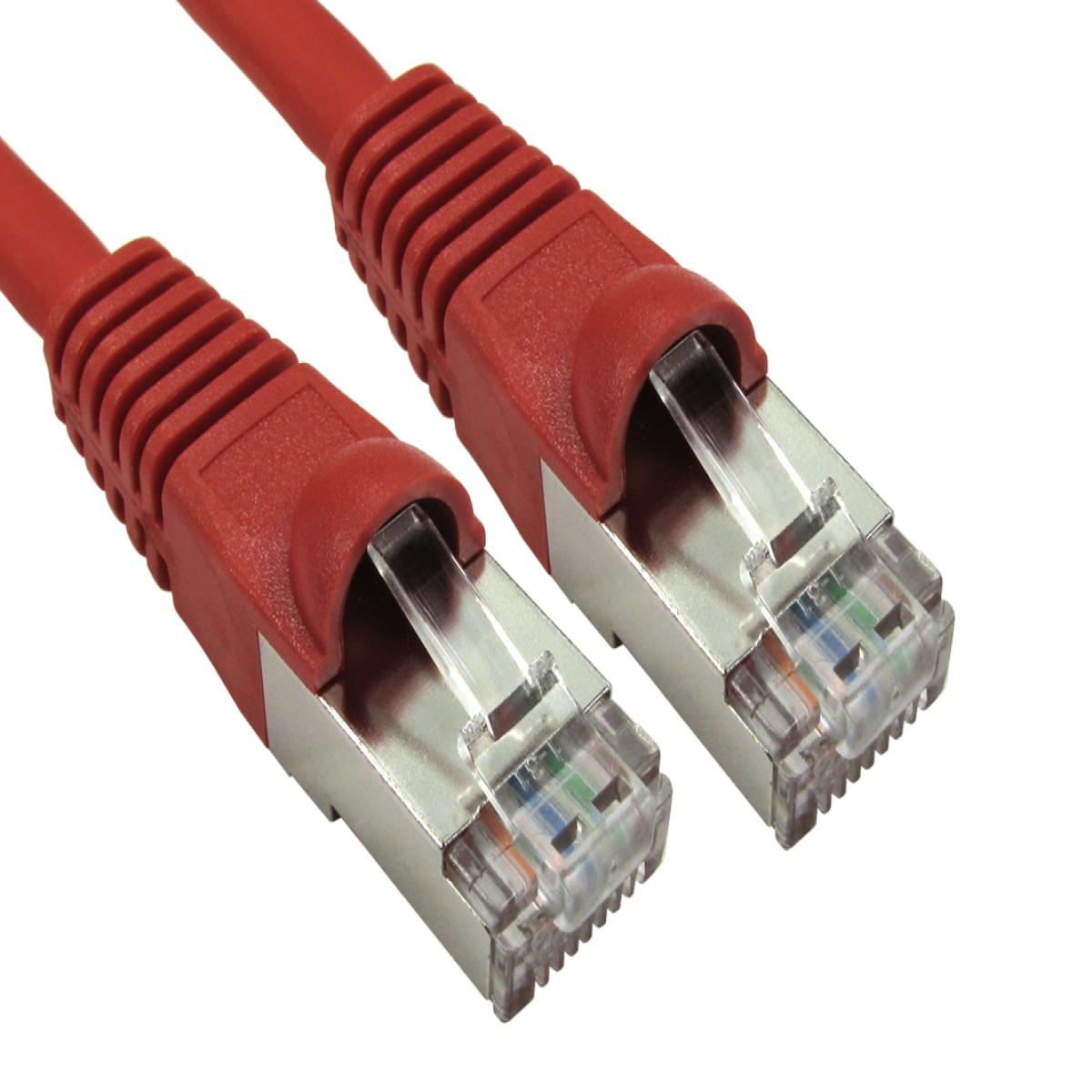 CDL 0.25m Cat6A Patch Cable - Red