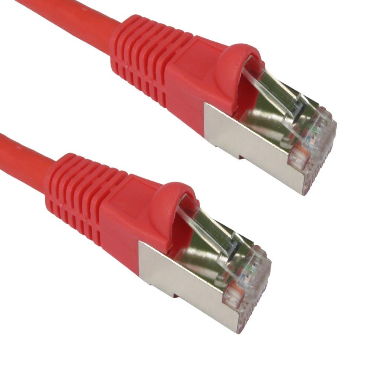 CDL 2m Cat6A Patch Cable - Red