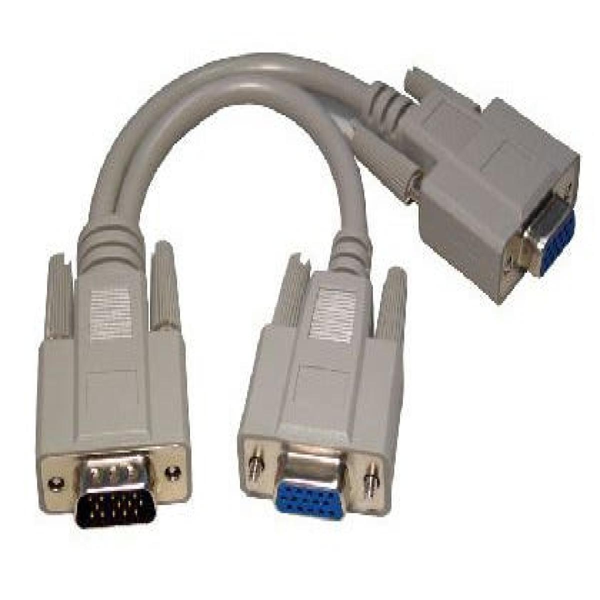 CDL 0.2m SVGA 1x M-2x F Splitter