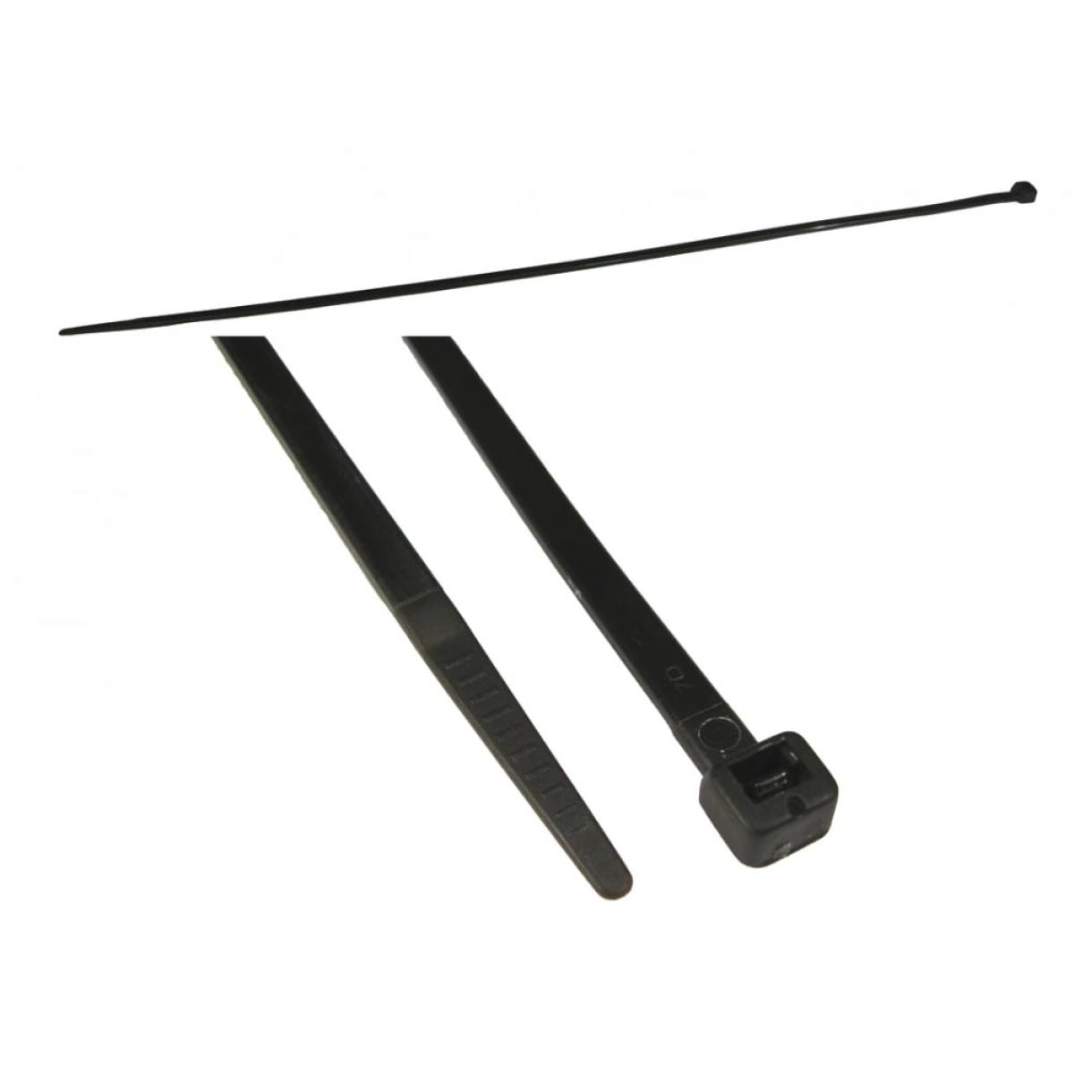 CDL 368mm x 4.8mm BLACK TIES 100PK