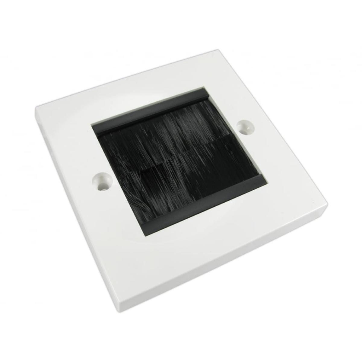 CDL Single Gang Black Brush Plate