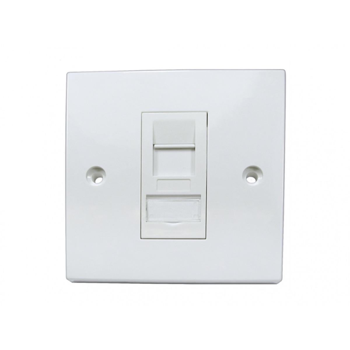 CDL 1 Port Cat6a Faceplate
