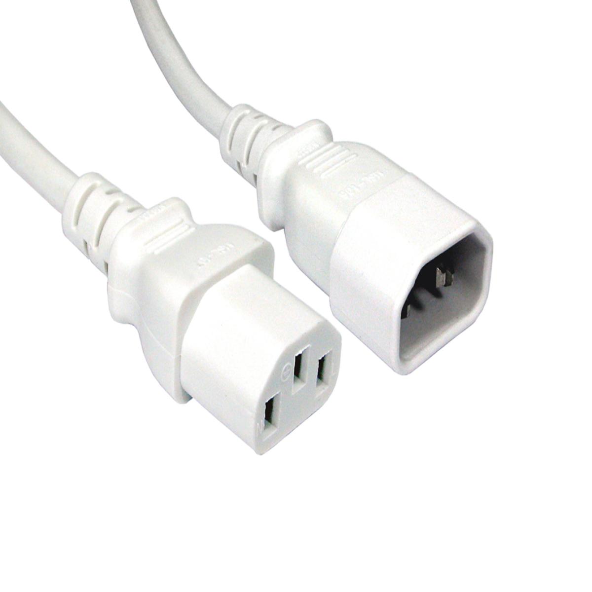 CDL 1m C14 to C13  Extension White
