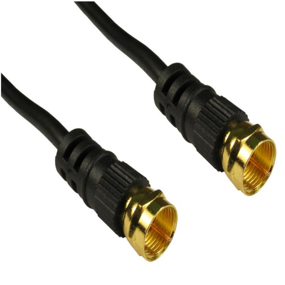 CDL 10m  F Connector - Black