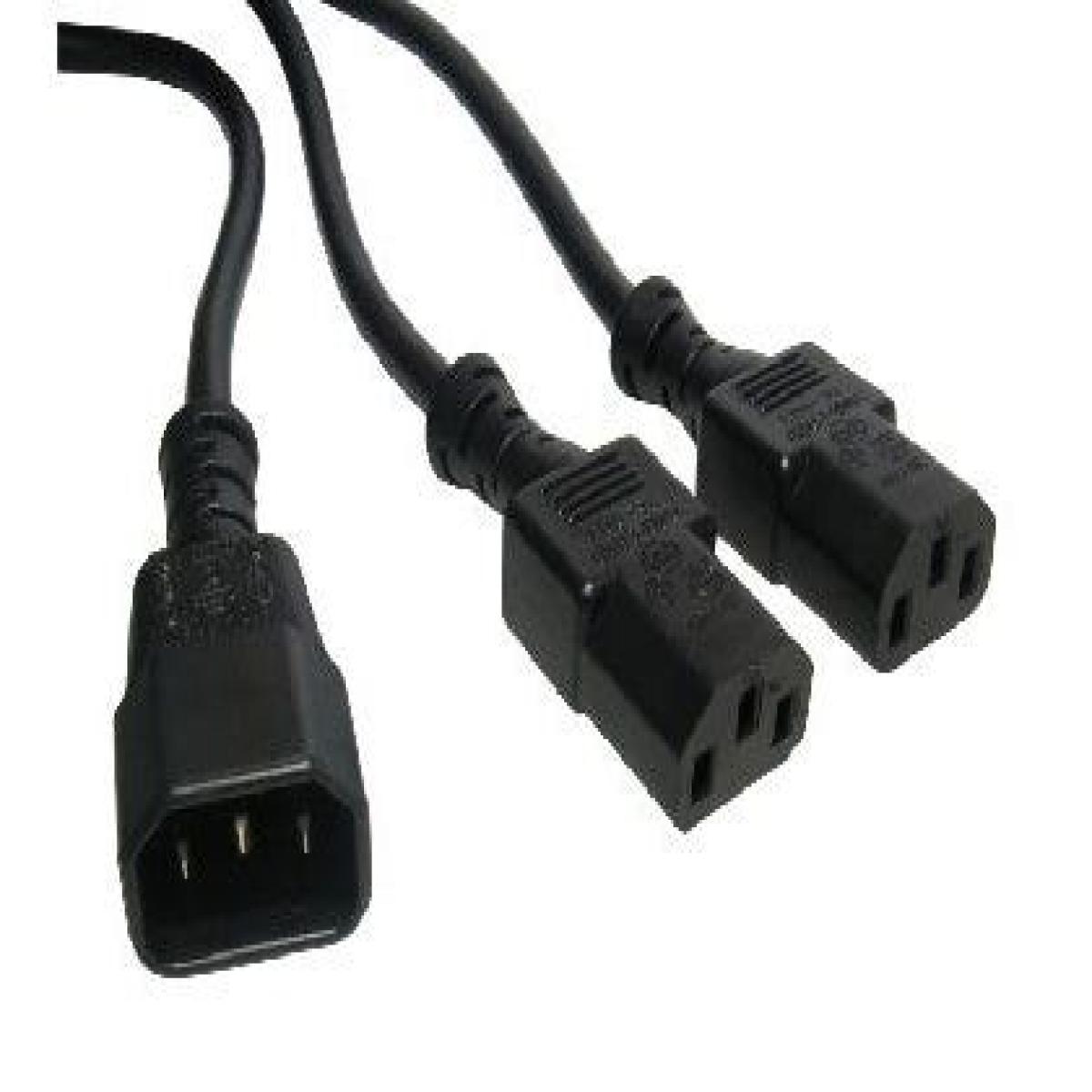CDL 1.8m C14 to 2x C13 plitter