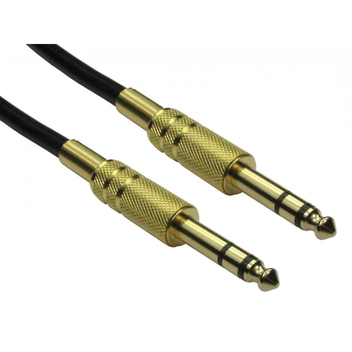 CDL 1m 6.35mm Male to Male Audio
