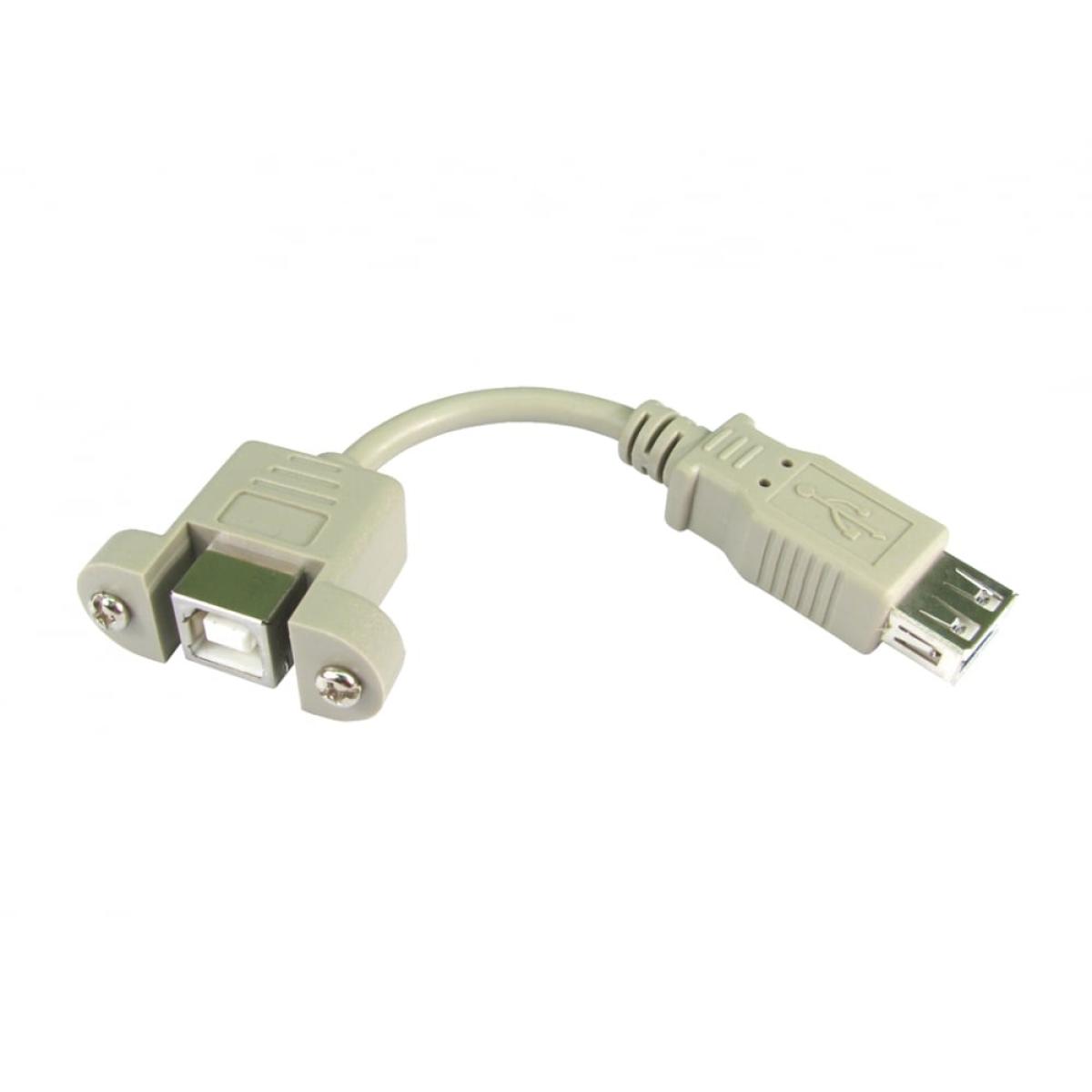 CDL USB B Panel mount stub
