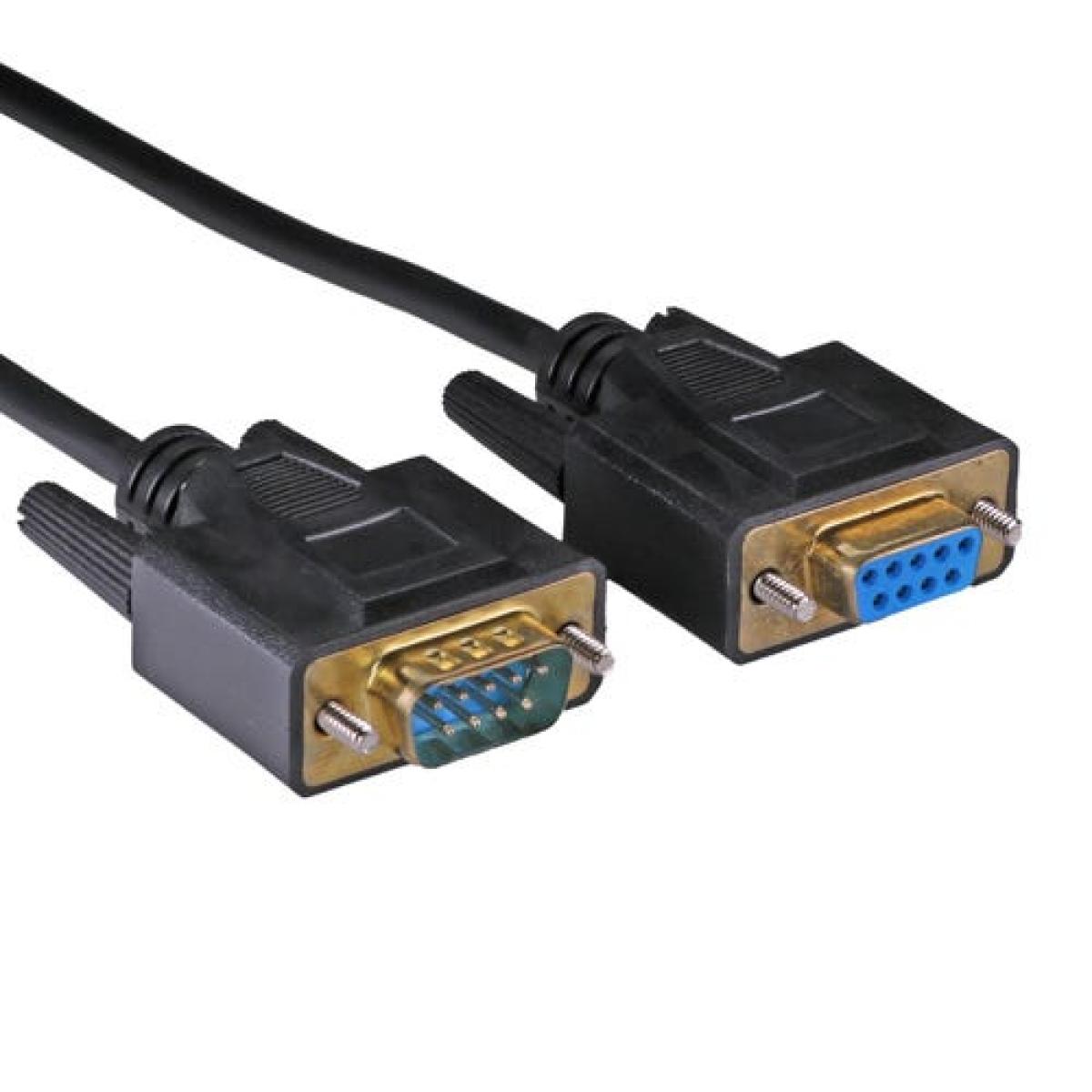 CNL 10m RS232 DB9 M-F All Lines Gy