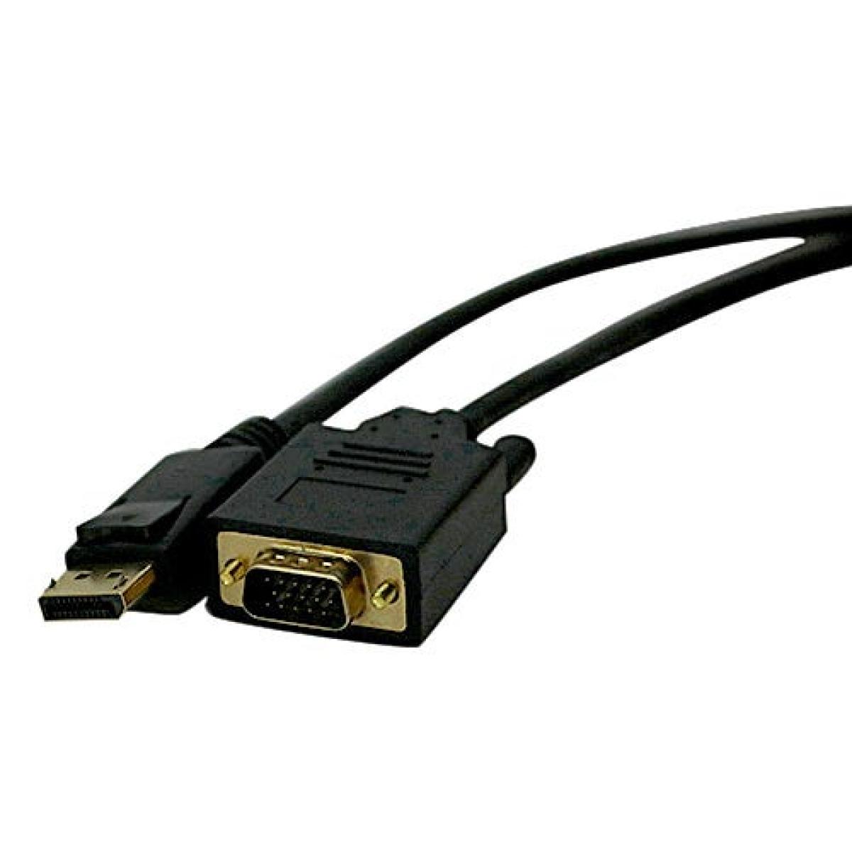 CNL 1m DP 1.2 SVGA M-M Bk PVC