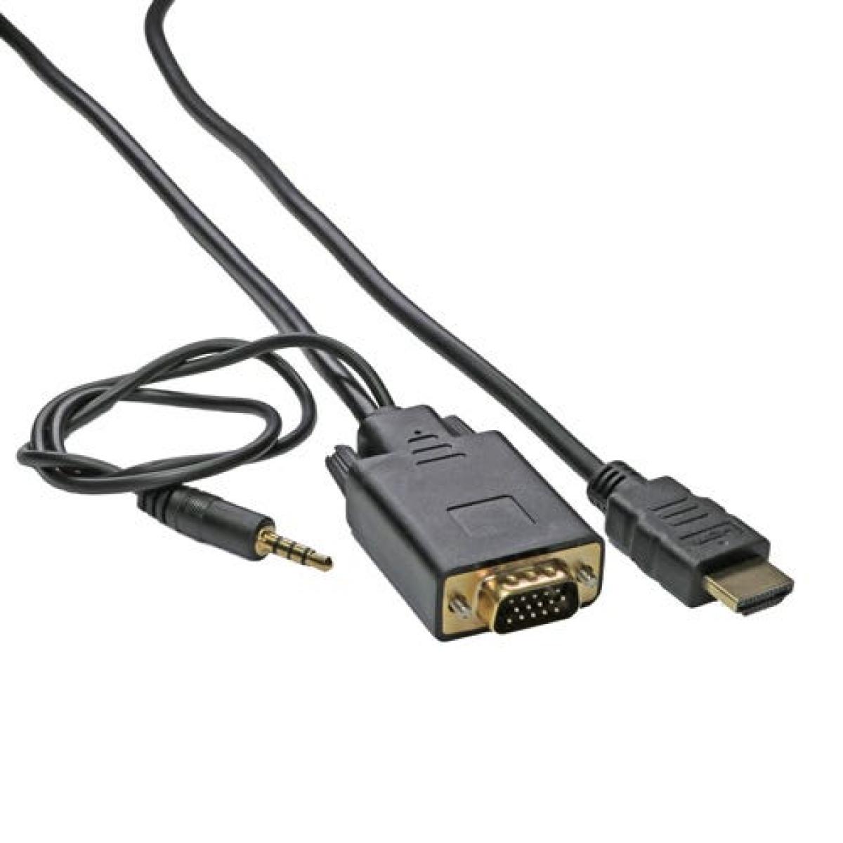 CNL 1.8m HDMI 1.4b SVGA 3.5mm M-M Bk