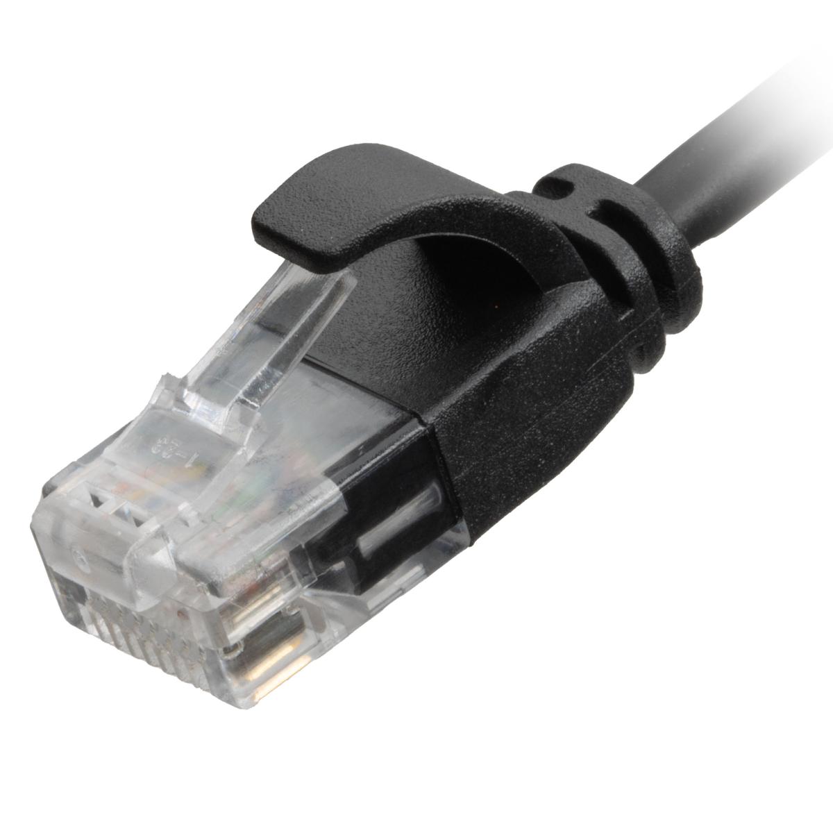 CNL 2.5M C6 Bk UTP Ls 30AWG Slim SB
