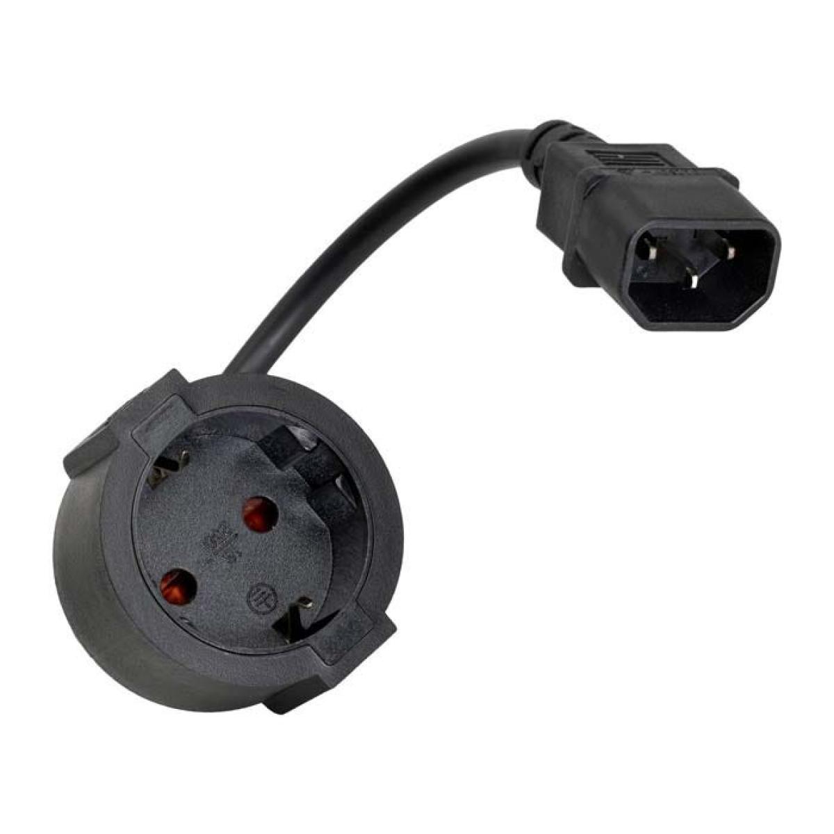 CNL 25CM SCHUKO SOCKET C14 1MM