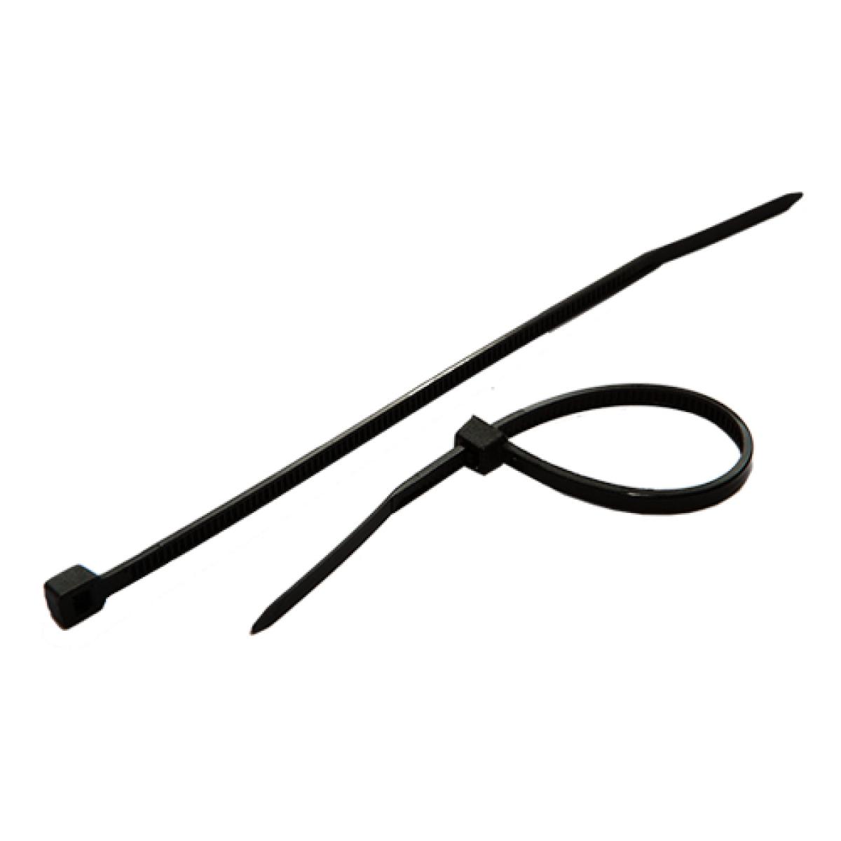CNL 100PK Cabletie 3.6x150mm Bk