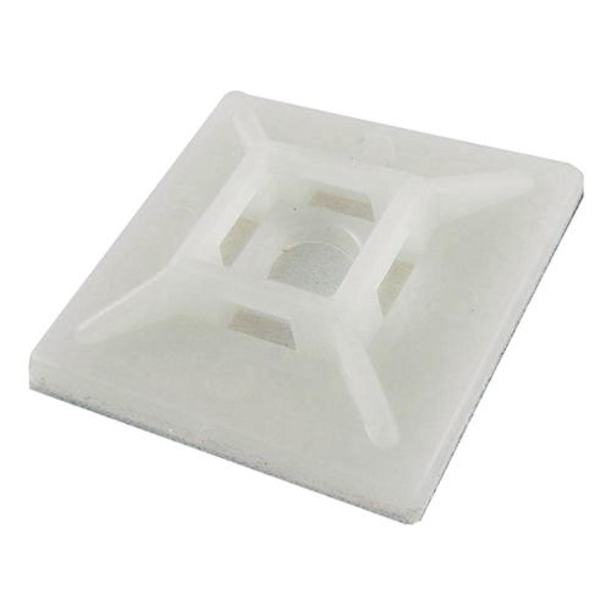 CNL 100PK Cabletie Base 20x20mm Neut