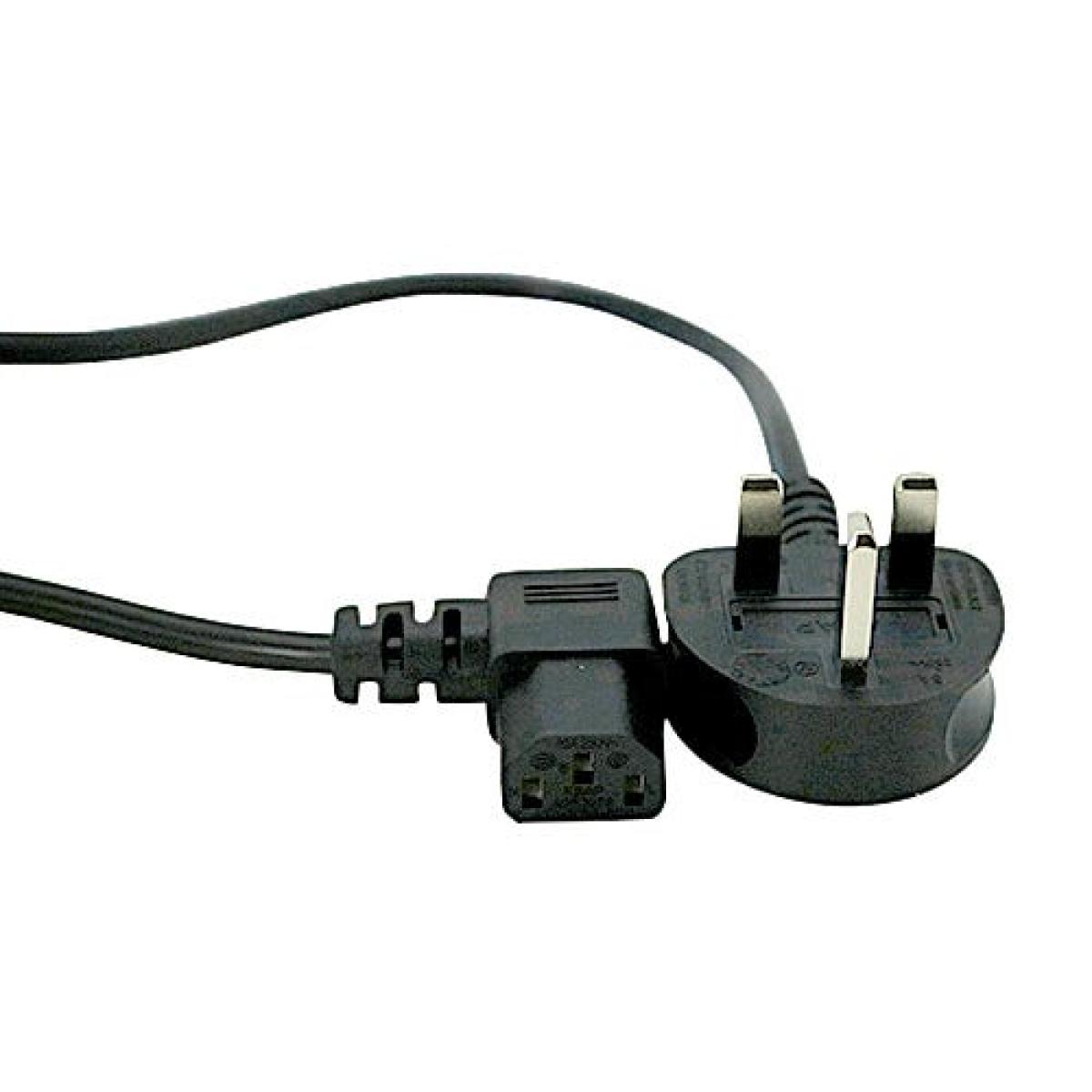 CNL 2M UK 5A C13 RA Bk PVC 0.75MM