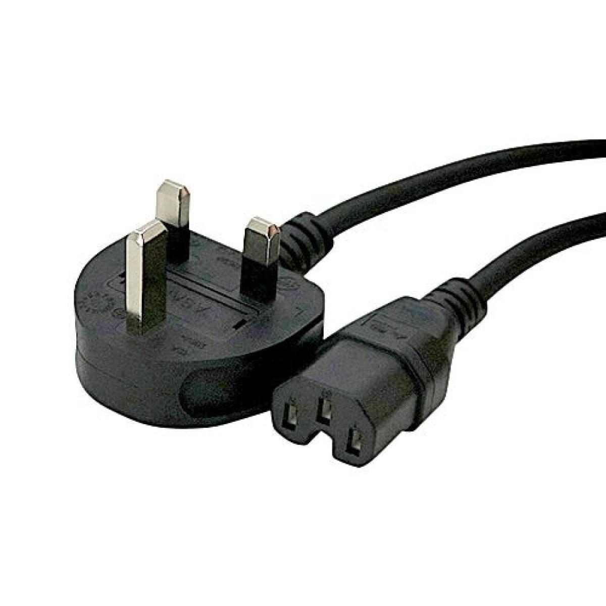 CNL 2M UK 13A C15 Bk Rbr 1.0MM