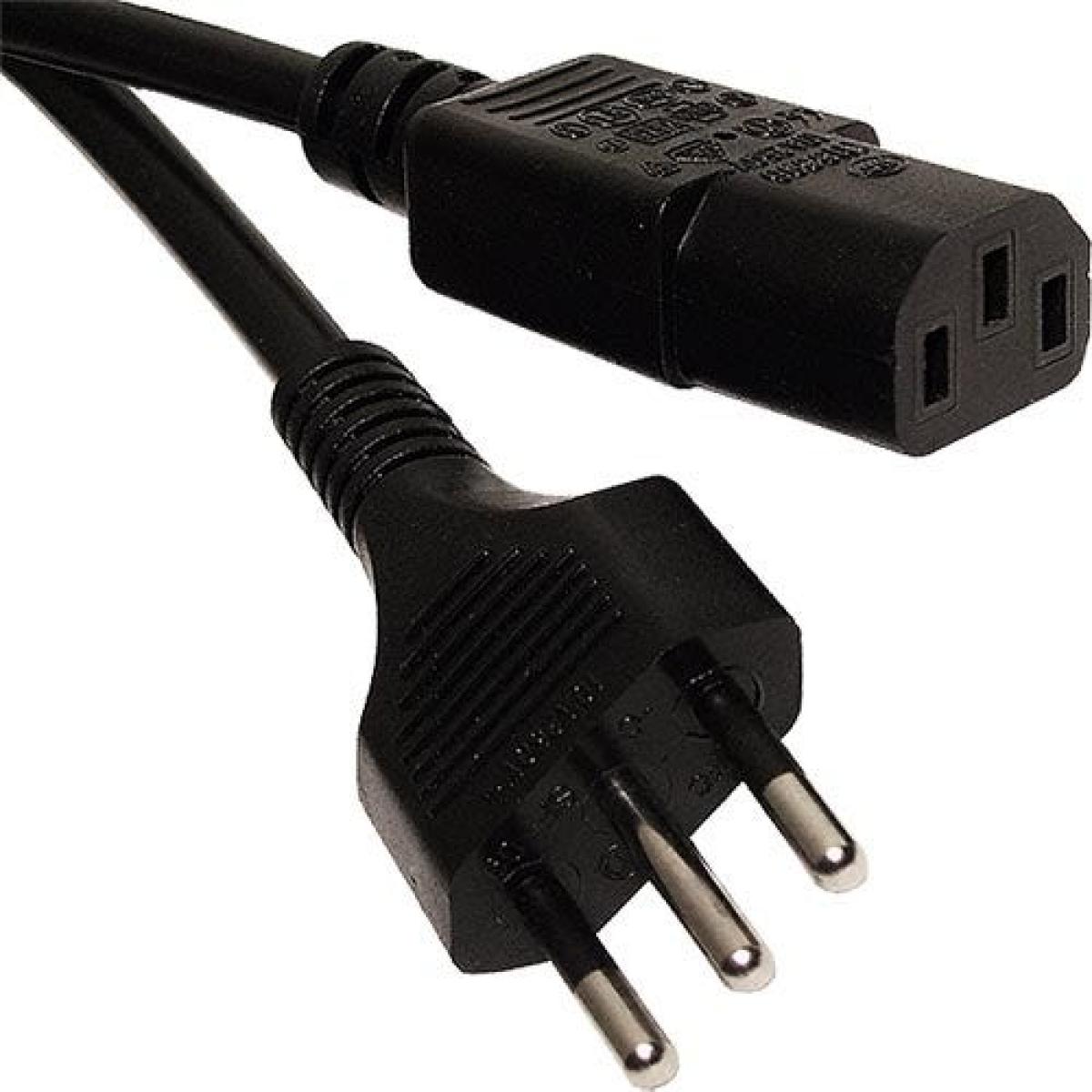 CNL 2.5M Italian C13 Bk PVC 1.0MM