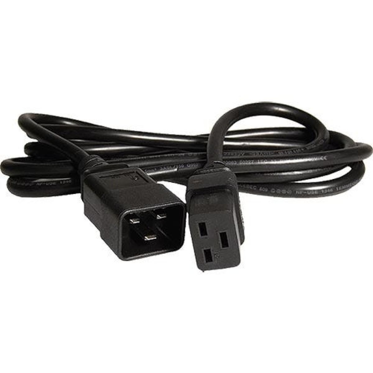 CNL 2.5M C20-C19 Bk PVC 1.5MM