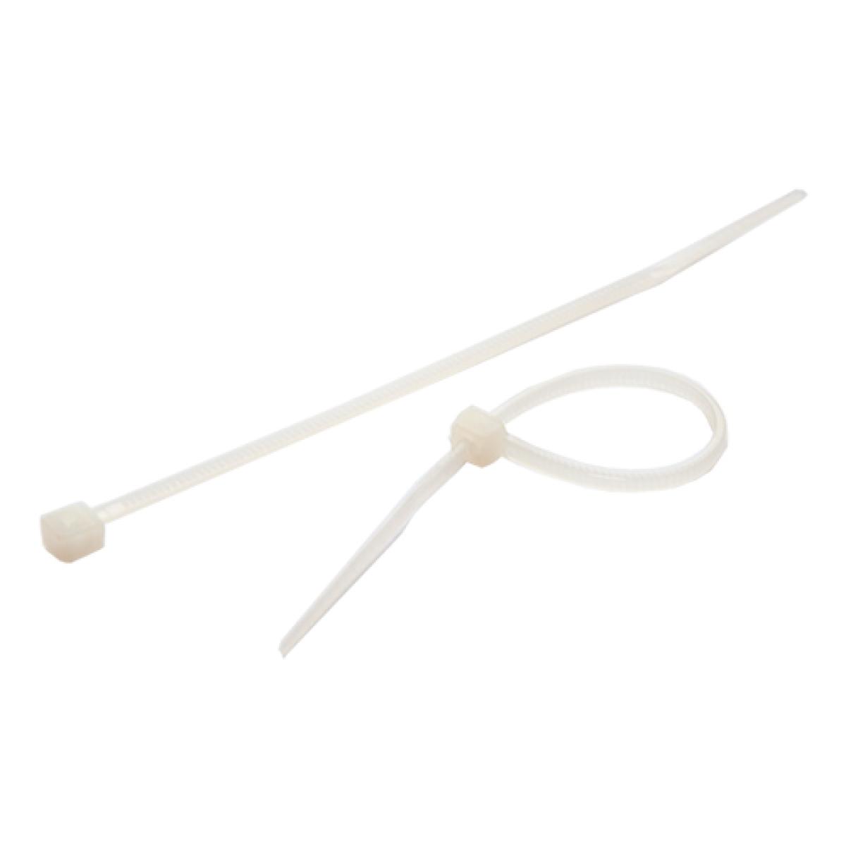 CNL 100PK Cabletie 4.8x200mm Wh