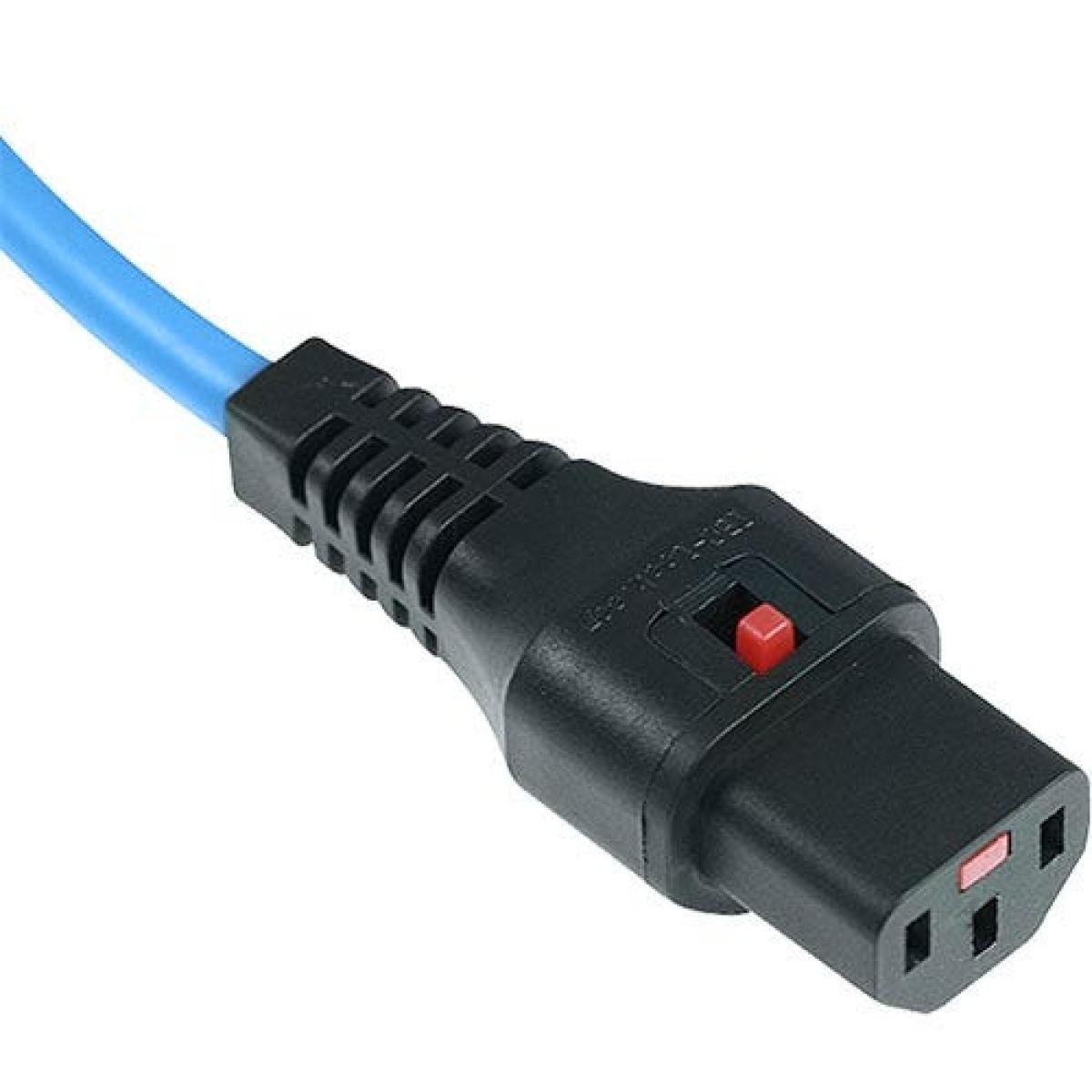 1M C14-C13 Lck Bl PVC 1.0MM