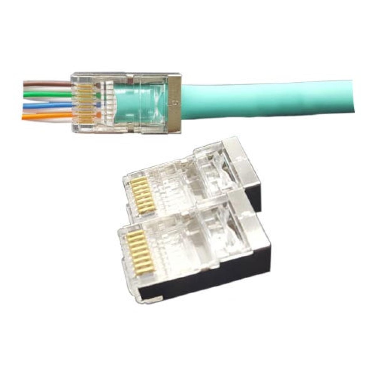 50PK C5e RJ45 FTP EZ EASY PLUG
